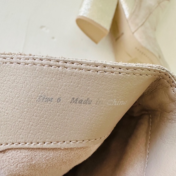 Nestly Dolce Vita ankle boots in Dune color Multi Suede beige gold size 6 - Picture 7 of 11